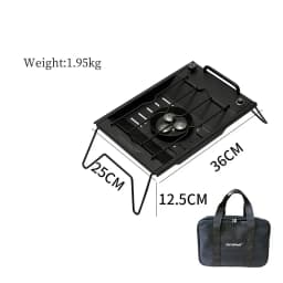 8000W IGT Gas Sinking Stove 3 Burner Stainless Steel Portable Camping Stove Desktop Brazier Grill Windproof Butane Propane