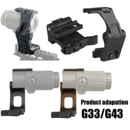 Tactical Fast Mount FTC 3X 6X Magnifier Riser Mount With QD Lever 2.26' Optical Height G33 G43 Scope Mounts GS24-0264C