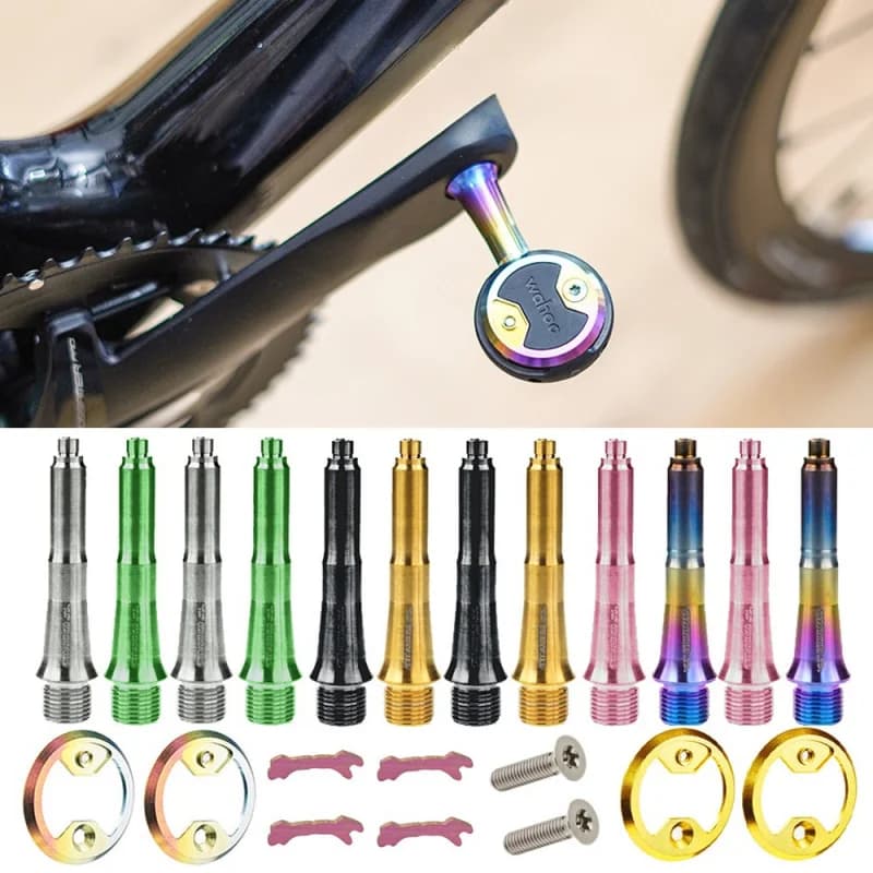 For Wahoo SpeedplayLollipop lock pedal titanium alloy shaftTC11Ultra-light titanium axle accessories,For bicycle parts and compo