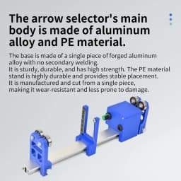 SPG Professional Electric Arrow Spinner Tester | 1000-2000 RPM Adjustable Speed Archery Shafts Straightness Inspector