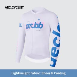 AEC.CYSLIST 2026 New Women's Cycling Jersey Spring Men Long Sleeve Cycling Tops YKK Zipper Cycling Clothing Breathable
