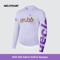 AEC.CYSLIST 2026 New Women's Cycling Jersey Spring Men Long Sleeve Cycling Tops YKK Zipper Cycling Clothing Breathable