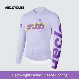 AEC.CYSLIST 2026 New Women's Cycling Jersey Spring Men Long Sleeve Cycling Tops YKK Zipper Cycling Clothing Breathable