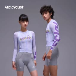 AEC.CYSLIST 2026 New Women's Cycling Jersey Spring Men Long Sleeve Cycling Tops YKK Zipper Cycling Clothing Breathable