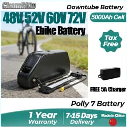 72V chamrider 50ah Electric bicycle Battery 48V52V 30 Eletrica ebike Lithium Batterie 60V 40ah Bafang 1000w 2000w electric motor