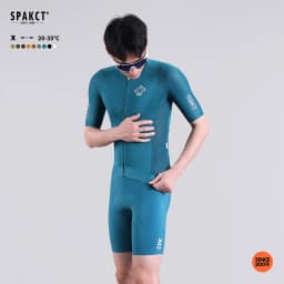SPAKCT X- Earth Tone Quick Dry High Elastic Men's Short Sleeve Cycling Jersey for Road Bike