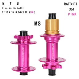 6 Colors Available 28H 36T MTB Rear Hub Super Lightweight CNC Alloy Boost 148mm Mountain Bike Compatible With XD HG MS Freewheel