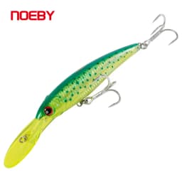 NOEBY NBL9046 3PCS Set Trolling Minnow Lure 120mm 140mm 160mm Deep Diving Hard Bait Tuna GT Big Game Saltwater