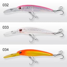 NOEBY NBL9046 3PCS Set Trolling Minnow Lure 120mm 140mm 160mm Deep Diving Hard Bait Tuna GT Big Game Saltwater