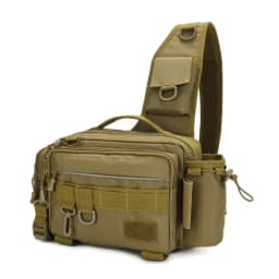 New Outdoor Men's Fishing Rod Bags Single Shoulder Lure Fishing Reel Case Crossbody Bag Fishing Travel Shoulder Bags for Storage