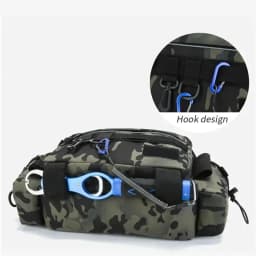 New Outdoor Men's Fishing Rod Bags Single Shoulder Lure Fishing Reel Case Crossbody Bag Fishing Travel Shoulder Bags for Storage