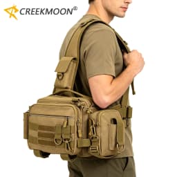 New Outdoor Men's Fishing Rod Bags Single Shoulder Lure Fishing Reel Case Crossbody Bag Fishing Travel Shoulder Bags for Storage