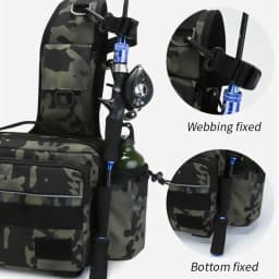 New Outdoor Men's Fishing Rod Bags Single Shoulder Lure Fishing Reel Case Crossbody Bag Fishing Travel Shoulder Bags for Storage