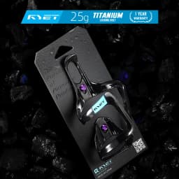 RYET Full Carbon Bike Bottle Cage 25g Ultra Light Side-Loading Design with Rainbow Screw for Road MTB Cycling