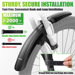 RBRL Front Bike Fender Quick Release MTB Mudguard Anti-slip High Quality PP Anti-deformWiden Bicycle Fender for 26-29" Cycling