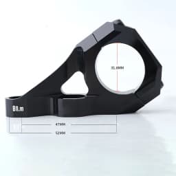 Black CNC Direct Mount Stem For Dual Crown Fork 31.8mm Handlebar For DH Mountain Bike For LIGHT BEE Dirt Bike Accessories