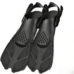 Adjustable Snorkel Fins for Adults and Teens Soft Silicone Diving Fins Comfortable Breathable Swim Fins for Snorkeling Diving