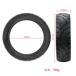 70/60-7.5 Tubeless Tire for Segway ZT3 / G3 /  GT3 11-inch Vacuum Tire Wheel With Air Valve Parts