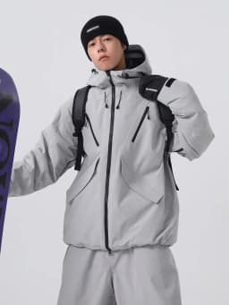 2026 Searipe New Women's Snowboard Skiing Suit with Cotton Insulation, Men's Loose Winter Waterproof 3L Professional Skiing Suit