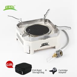 BRS-K007 Camping Gas Stove 3600W High-power Infrared Card Stove Portable Lightweight Split Type Gas Burner Outdoor Picnic Hiking