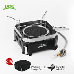 BRS-K007 Camping Gas Stove 3600W High-power Infrared Card Stove Portable Lightweight Split Type Gas Burner Outdoor Picnic Hiking