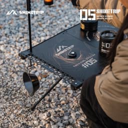 Outdoor Tactical IGT Table Frame ShineTrip Aluminum Alloy Folding Bracket Picnic Lightweight Camping Desk Support Portable Stand