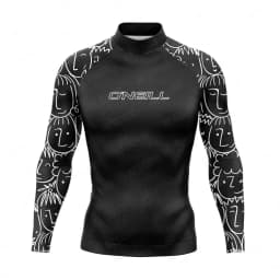 2026 Funny Rash Guards Swimsuit Men's Long Sleeve Beach Surfing T-Shirt UV Protection Swimwear Boy's Sports Surf Diving Clothes