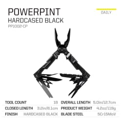 SOG PowerPint 18 in 1 Mini Multitool with Pliers Pocket Knife Foldable Multifunctional Hand Tools EDC Survival Camping Supplies