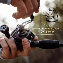 GOMEXUS Power Handle Compatible for Shimano SLX Tranx Daiwa Tatula Zillion Abu Garcia Revo 13 Fishing Baitcasting Reel Replaceme
