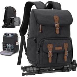 Multifunctional Dslr Camera Backpack Dual-Shoulder Photography Bag for Laptop Drone Bag with Tripod Rain Cover Access Pocket