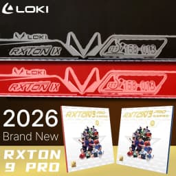 LOKI RXTON 9 PRO Table Tennis Rubber Special for Professional Players Sticky Ping Pong Rubber Sheet with Pre-made Loxa Sponge