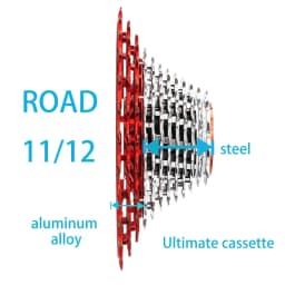 Road Bike 11s 12s SLR Gen3 Cassette Ultimate 11-28/30/32/34/36T Bicycle Spokets 11V 12V K7 Bicycle Freewheel For SHIMANO HG Hub