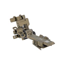 NI Alpha NVG Mount Arm Dovetail Mount Ultra Lightweight Push Button Release Night Vision Helmet Mount for PVS-14 PVS31 GPNVG-18
