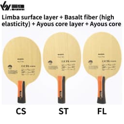 SANWEI Nordic 5X Table Tennis Racket Blade 5+2 Outer Basalt Carbon Fiber Professional PingPong Paddle Blade for Fast Attack&Loop