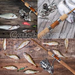 Hunthouse UL Trout Fishing Rod Casting Ultra Light Lure WT 0.2-0.8g 1.65m 1.85m Carbon Fiber 0.7mm Top Bass Pike Fish Tackle