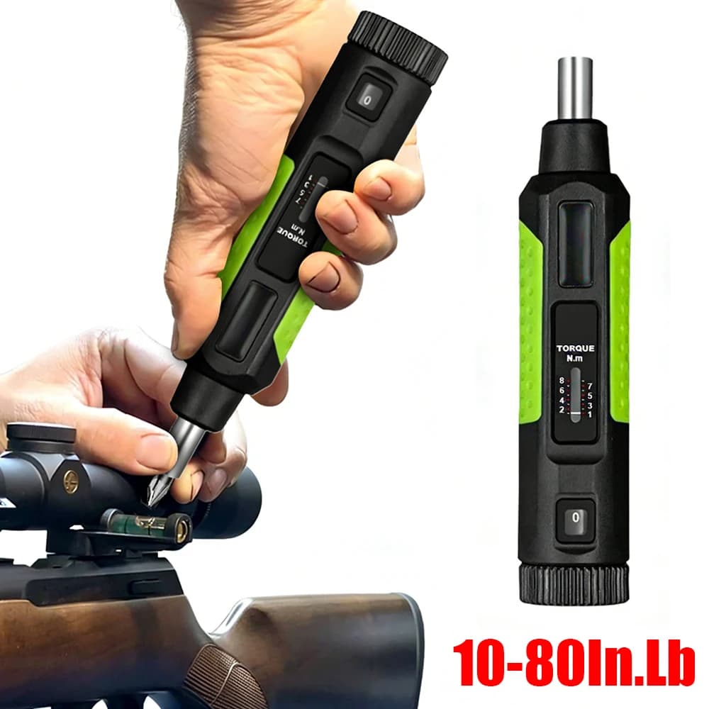 Torque Screwdriver 10-80In.Lb Wrench Driver 1/4 Drive Inch Pound Torque Wrench Screwdriver Hunting Gun Maintenance Repair Tool