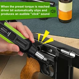 Torque Screwdriver 10-80In.Lb Wrench Driver 1/4 Drive Inch Pound Torque Wrench Screwdriver Hunting Gun Maintenance Repair Tool