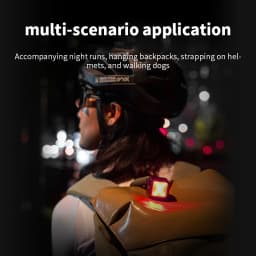XOSS Nebula Intelligent Emoji Bicycle Tail Light Brake Sensing Night Riding Taillight Auto Start-Stop IPX7 Waterproof Tail Light