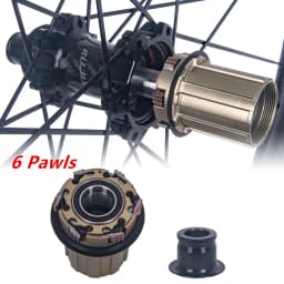 700C Road Bicycle Carbon Fiber Wheelset 24 Hole 36T Ratchet HG/XDR Hub Center-Lock Disc Brake Winter Cycling Part No Logo