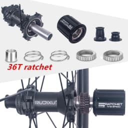 700C Road Bicycle Carbon Fiber Wheelset 24 Hole 36T Ratchet HG/XDR Hub Center-Lock Disc Brake Winter Cycling Part No Logo
