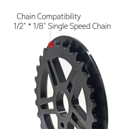 BMX Bicycle 7075 Aluminum Alloy 25T 28T Chain Guard Chainring BMX Sprocket
