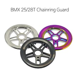 BMX Bicycle 7075 Aluminum Alloy 25T 28T Chain Guard Chainring BMX Sprocket