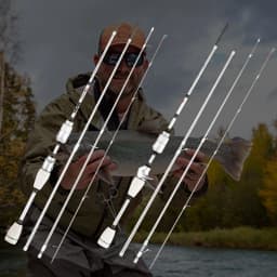 BIUTIFU Spinning Casting XUL Travel Mini Fishing Rods 1.8/1.95/2.1m Carbon Fiber 0.2-10g Ultralight Fast SolidTip For Lure Trout