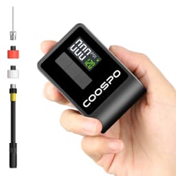 COOSPO Mini Electric Air Pump Portable Digital Inflator 120PSI 500mAh MTB Road Bike Accessories for Bike Schrader Presta Tires