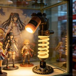 For OHLINS Suspension Lamp DIY Motorcycle Style Ambient Light Gaming Room Setup Decor Creative Gift For Male Gamers Bike Lovers