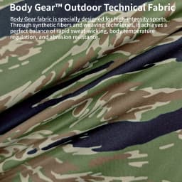 Tiger Stripe Camo Long Sleeve Tactical Shirt UPF50+ Sun Protection High Elastic Morale Patch Hiking Hunting