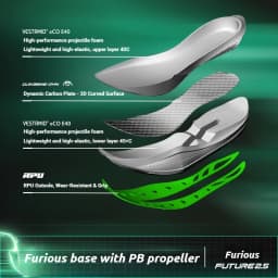 361 Degrees Furious Future 2.5 Running Shoes Marathon Plate Racing Carbon Breathable Durable Cushioned Stable Sneakers 672612228