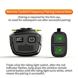 Highlight LED Cycling Light Type-C Rechargeable Bike Lamp Aluminum Alloy Wireless Remote Control Bicycle Headlight for Scooter