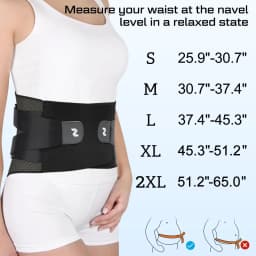 NEENCA Back Brace for Lower Back Pain Relief Lumbar Support Belt for Men & Women Soft Breathable Mesh for Sciatica, Scoliosis