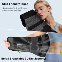 NEENCA Back Brace for Lower Back Pain Relief Lumbar Support Belt for Men & Women Soft Breathable Mesh for Sciatica, Scoliosis